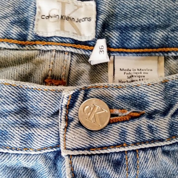 Light-wash Calvin Klein Bootcut Jeans - Size 36, Inseam 30 - Picture 5 of 6